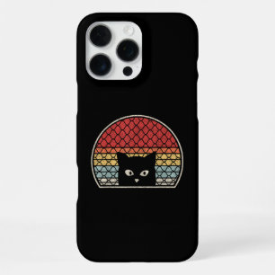 Funda Para iPhone 16 Pro Max Gato Retro Vintage