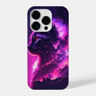 Funda Para iPhone 14 Pro Gato rosado