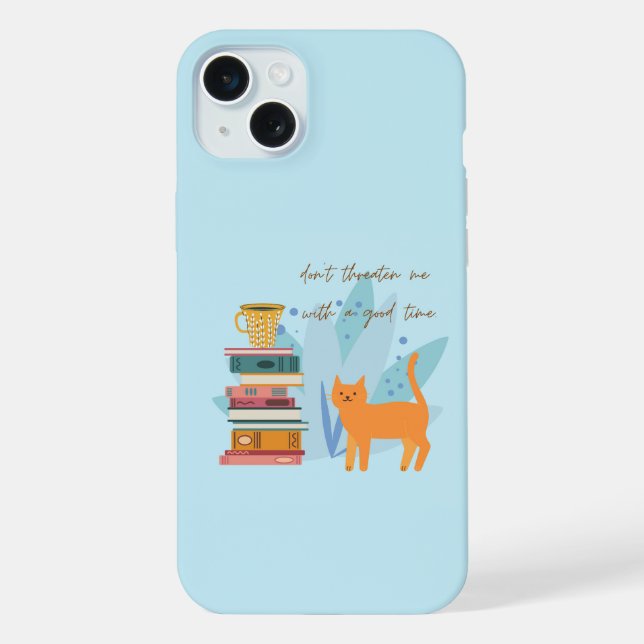 Funda Para iPhone Gato sarcástico (Reverso )