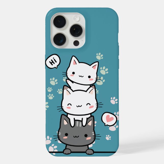 Funda para iPhone gato suelo (Reverso )