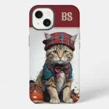 Gatos con disfraz escocés: encantadores gatos de t