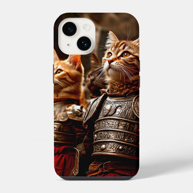 Funda Para iPhone Gatos de Batalla (Reverso )
