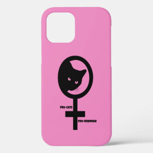 Funda Para iPhone 12 Gatos pro feminismo
