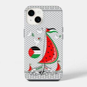 Funda Para iPhone 14 Gaza: Barcos de la Flotilla de Sumuda por la Liber