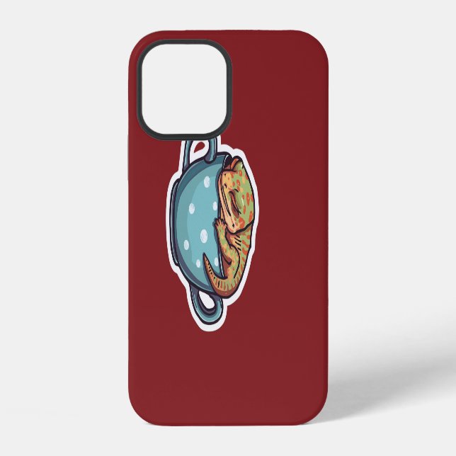 Funda Para iPhone Geco durmiendo (Reverso )