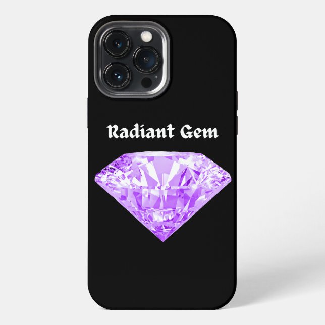 Funda Para iPhone Gema radiante (Reverso )