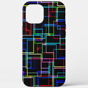Funda Para iPhone 12 Pro Max GENIAL Patrón de rayas multicolores
