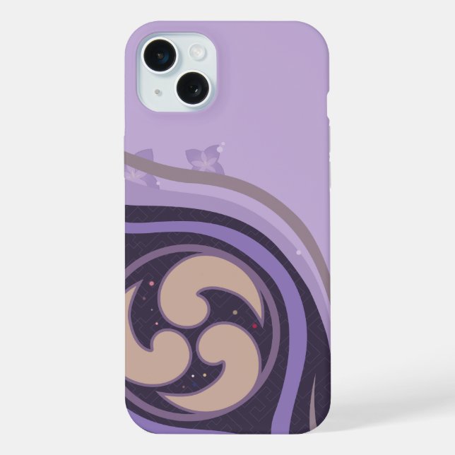 Funda Para iPhone Genshin Impact Raiden Shogun Ei (Reverso )