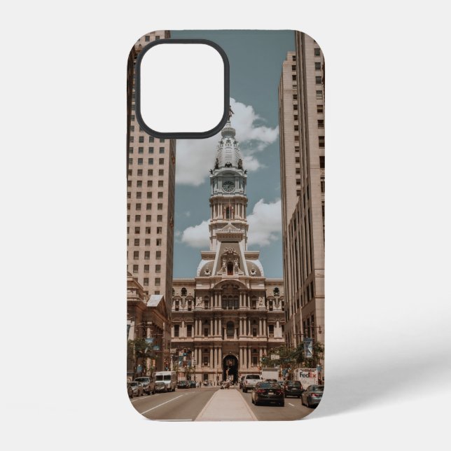 FUNDA PARA iPhone GENTE CAMINANDO POR LA CALLE CERCA DE EDIFICIOS AL (Reverso )