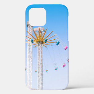 Funda Para iPhone 12 Gente montando en un paseo de diversión con foto d