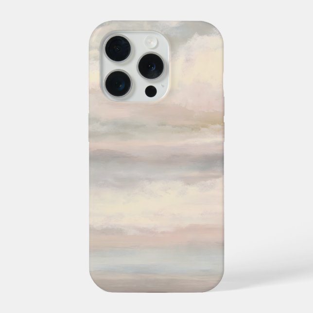 Funda Para iPhone Gentle Skies Abstract Pastel Cloudscape (Reverso )