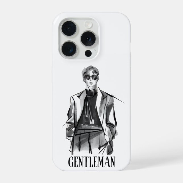 Funda para iPhone Gentleman Aesthetic (Reverso )