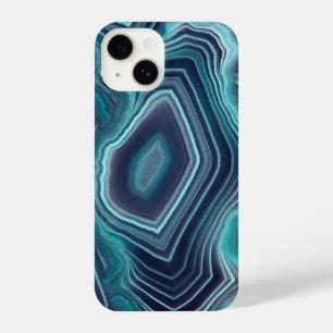 Funda Para iPhone 14 Geode azul y violeta de agite