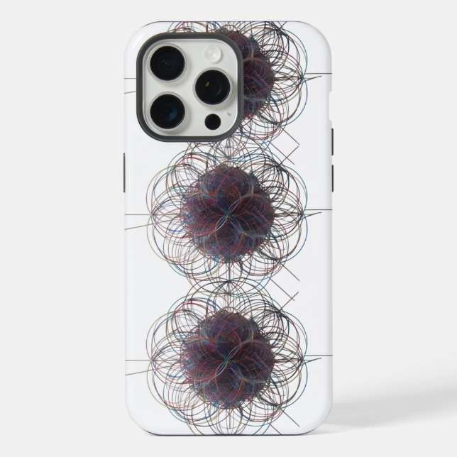 Funda Para iPhone Geometría abstracta elegante - Apple (Reverso )