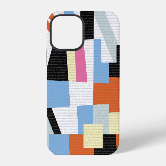 Funda Para iPhone Geometric creativa: diseño de patrones de longitud (Reverso )