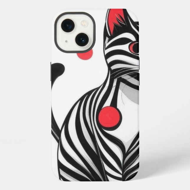 Funda Para iPhone Geometric Whisker Dance (Reverso )