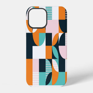 Funda Para iPhone 12 Geométrico Abstracto: Efecto 3D Colorido.