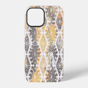 Funda Para iPhone 12 Geométrico Boho Tribal: Patrón Deteriorado.