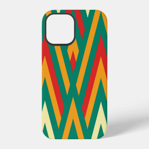 Funda Para iPhone 12 Geométrico Decorativo: Resumen Vintage Sin Marea.