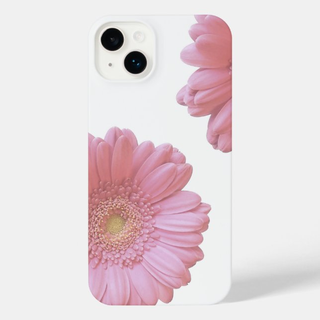 Funda Para iPhone Gerbera daisy rosa pálido (Reverso )