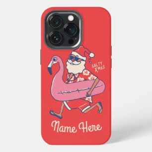 Funda Para iPhone 13 Pro Getaways Navidades de Mele Kalikimaka Santa Flamin