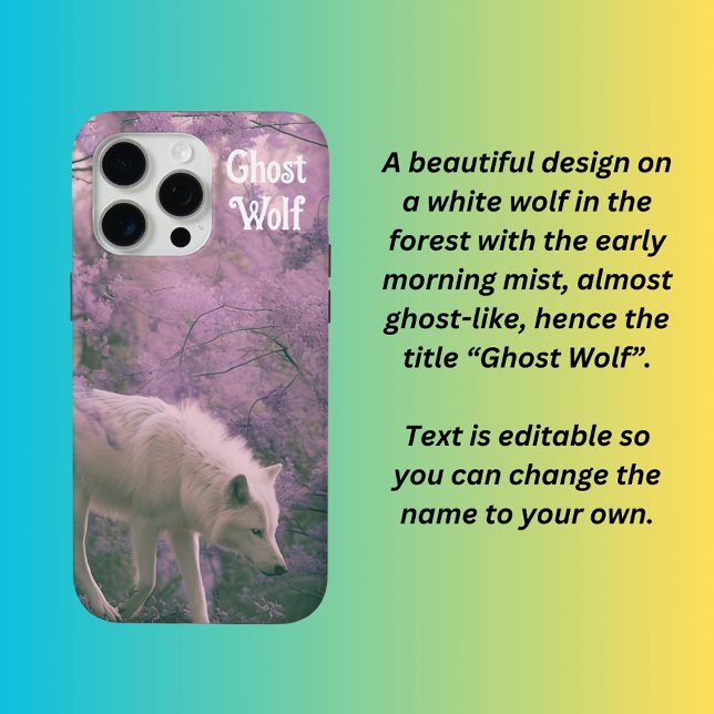 Funda Para iPhone Ghost Wolf (Subido por el creador)