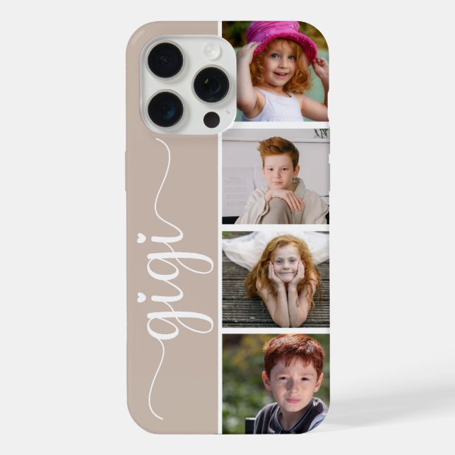 Funda Para iPhone Gigi 4 Foto (Reverso )