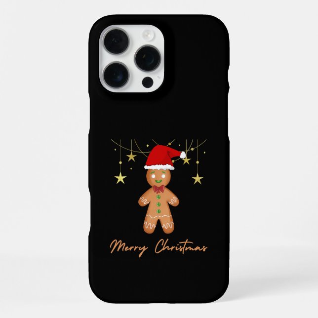 Funda Para iPhone Gingerbread Greetings Navidades (Reverso )