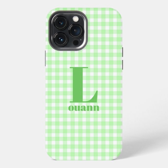 Funda Para iPhone gingham lima (Reverso )
