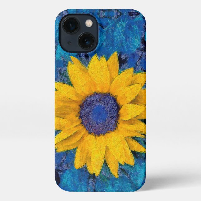 Funda Para iPhone Girasol (Reverso )