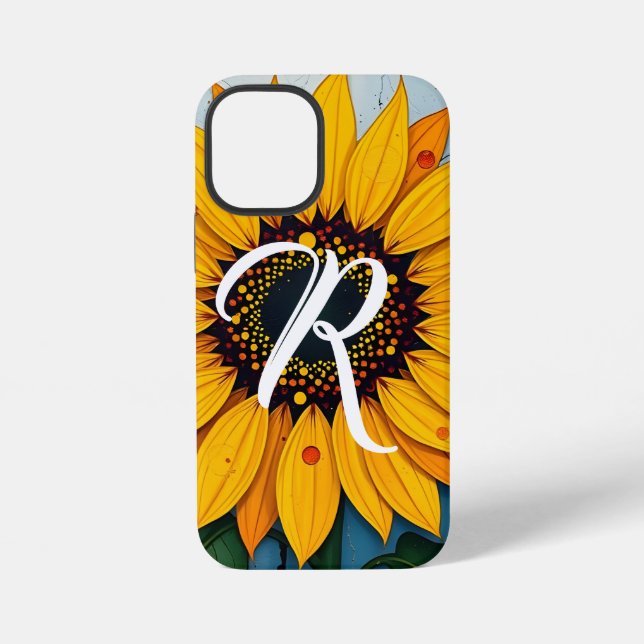 Funda Para iPhone Girasol (Reverso )
