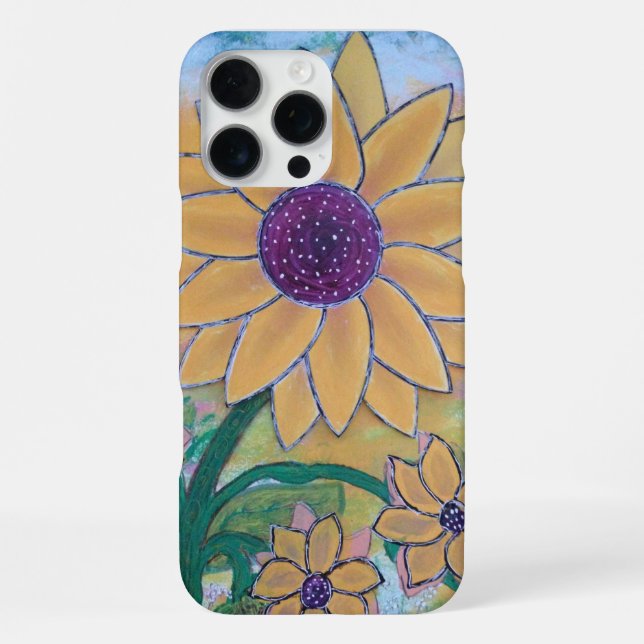 Funda Para iPhone Girasol (Reverso )