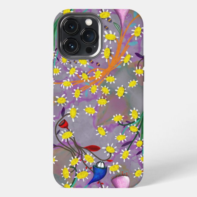 Funda Para iPhone Girasoles (Reverso )