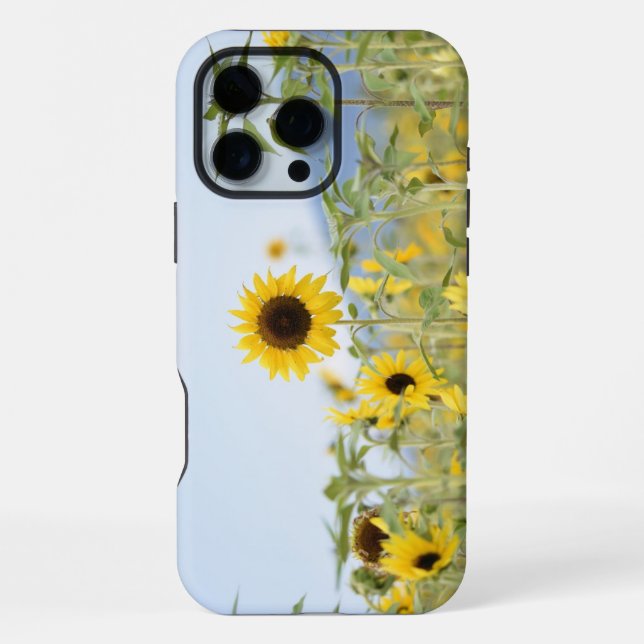 Funda Para iPhone Girasoles  (Reverso )