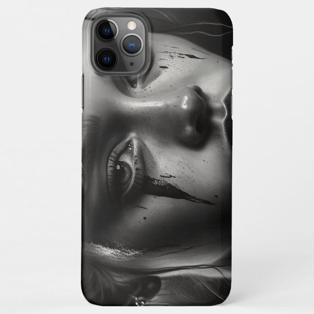 Funda Para iPhone Girl with tears (Reverso)