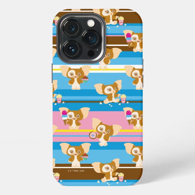 Funda Para iPhone Gizmo | Patrón de Cómic Adorable (Reverso )