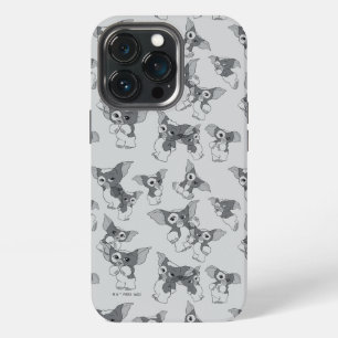 Funda Para iPhone 13 Pro Gizmo Patrón negro y blanco