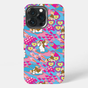 Funda Para iPhone 13 Pro Gizmo Patrón Rosa Paz y Amor