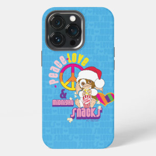 Funda Para iPhone 13 Pro Gizmo Paz Amor y Meriendas de Medianoche