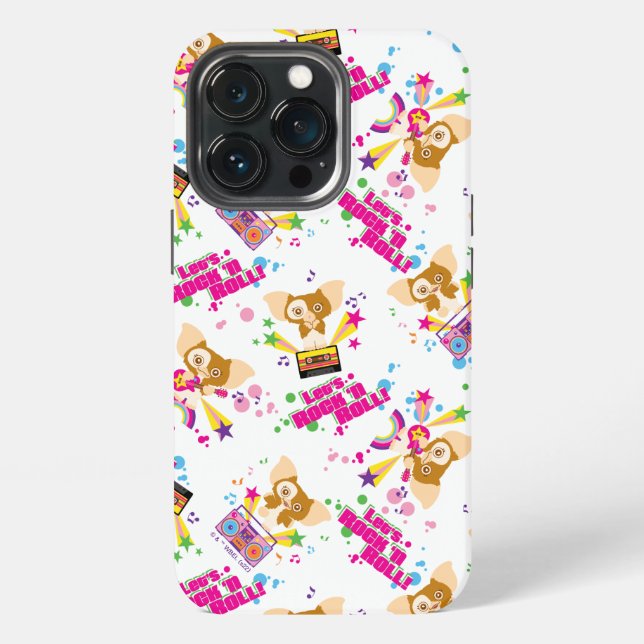 Funda Para iPhone Gizmo | Rock 'n Roll Pattern (Reverso )