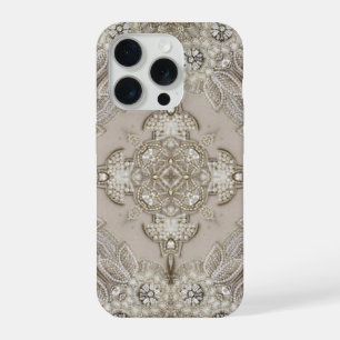 Glamour Art Déco Moda Vintage Gris Beige