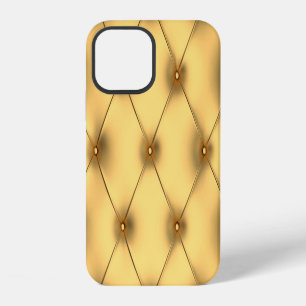 Funda Para iPhone 12 Glamour Dorado: Decoración de Interiores Lujosa.