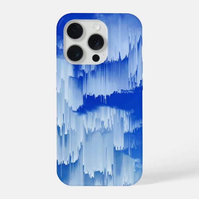 Funda Para iPhone Glitch Sunset Landscape Decor (Reverso )