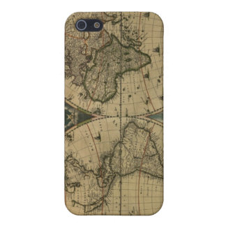 Funda Para iPhone 5 Globo viejo del mapa