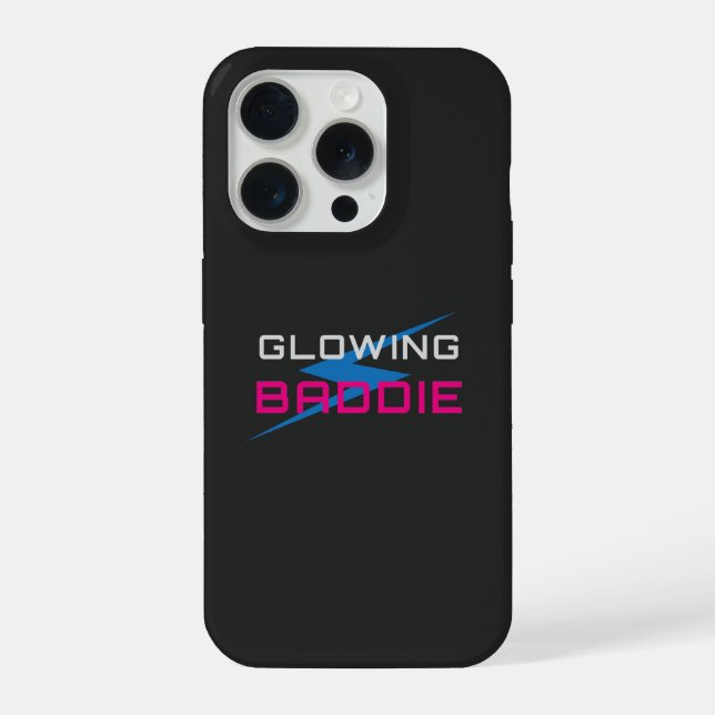 Funda Para iPhone Glowing Baddie Neon Aesthetic (Reverso )