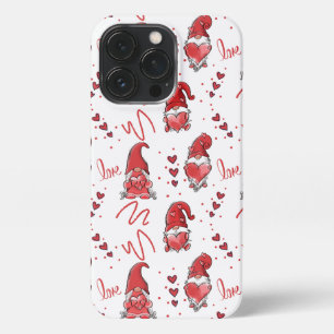 Funda Para iPhone 13 Pro Gnomes de amor de San Valentín