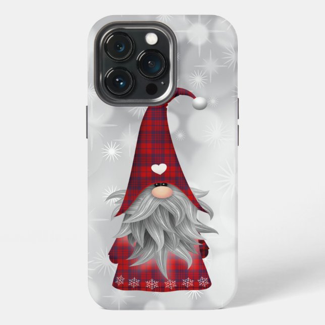 Funda Para iPhone Gnomo de Navidad  (Reverso )