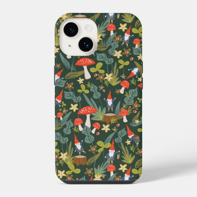 Funda Para iPhone Gnomos del bosque (Reverso )