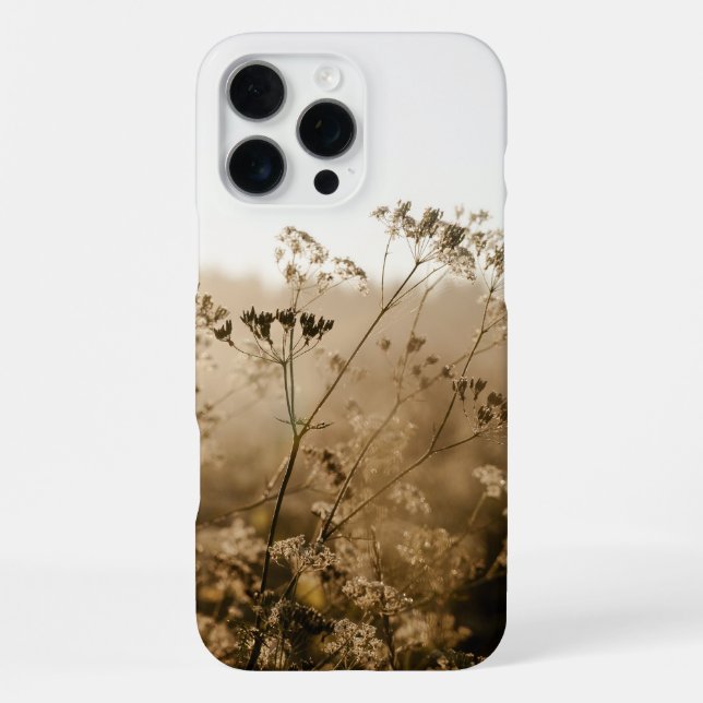 Funda Para iPhone Golden brown meadow at sunrise (Reverso )
