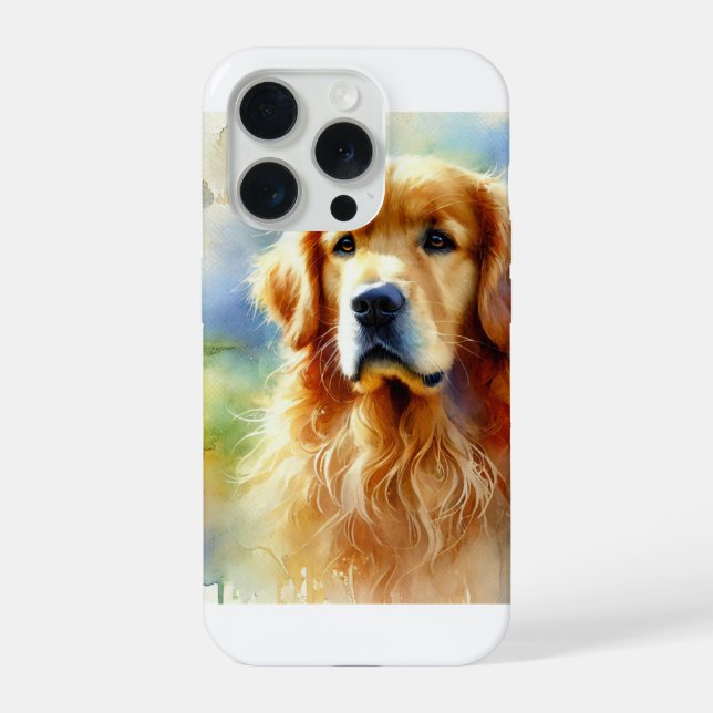 Funda Para iPhone Golden Retriever in Harmony 010924AREF126 - Waterc (Reverso )